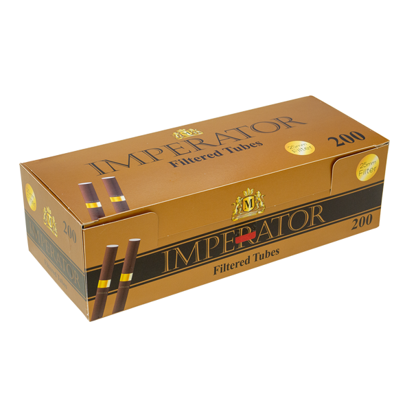 Tuburi tigari maro IMPERATOR 200 - 25 mm MARO și AUR