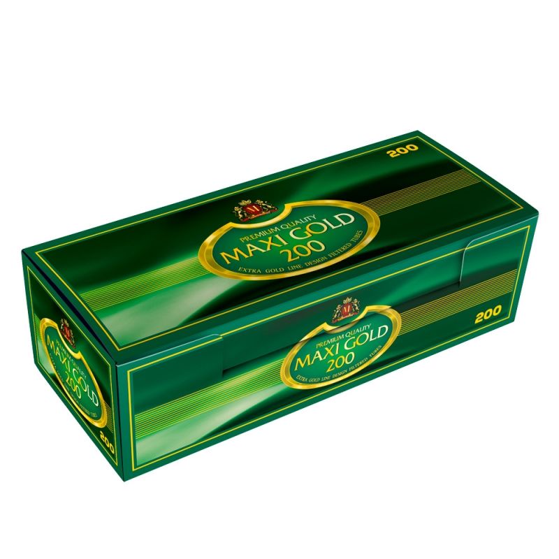 Tuburi tigari Maxi Gold 200 de lux