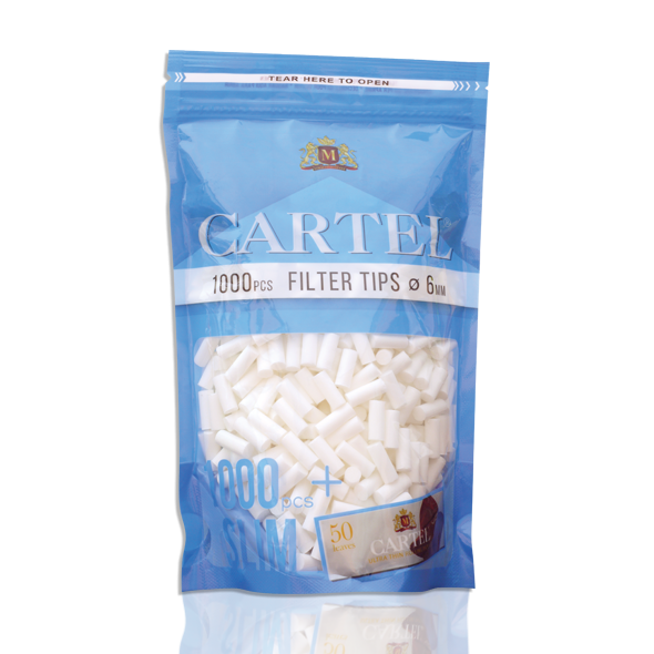 Filtre Cartel Slim 6 - 15 x 1000 pcs + foite rulat